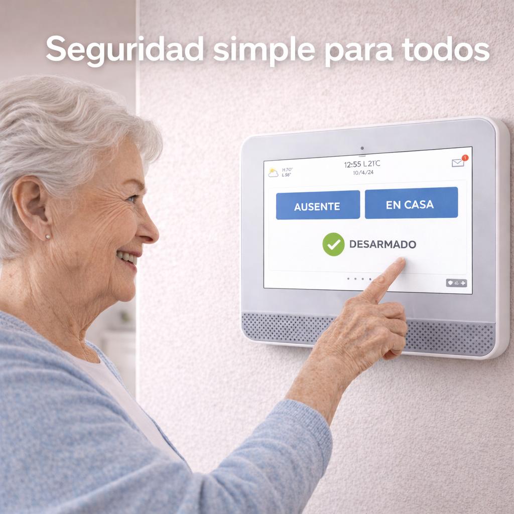 ¿Una alarma es fácil de usar para personas mayores?